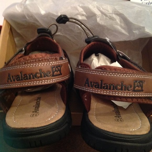 Avalanche Men\'s Brown Sport Sandals - Size: 12 - New with Box main image 5